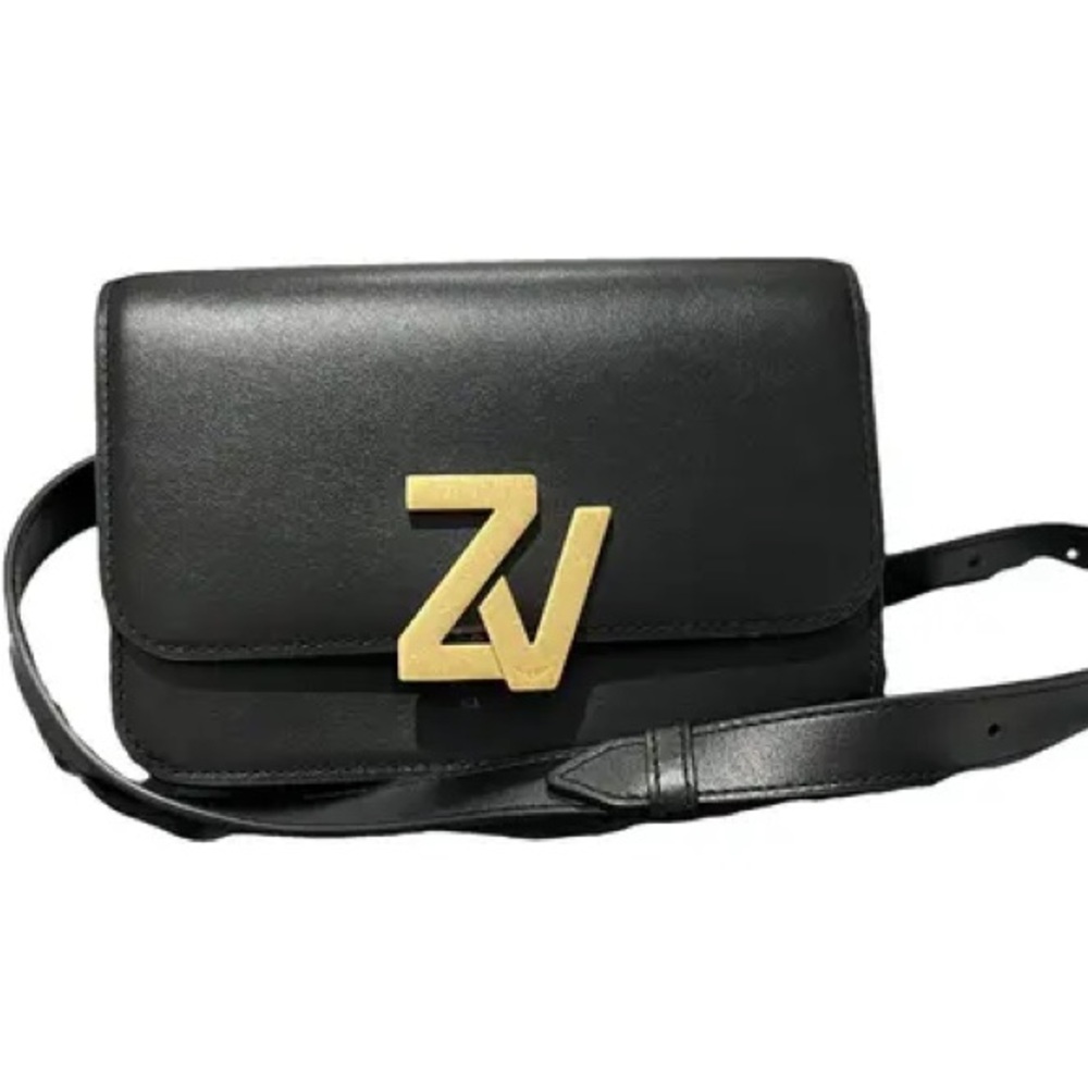 Zadig and Voltaire Black Leather Bag